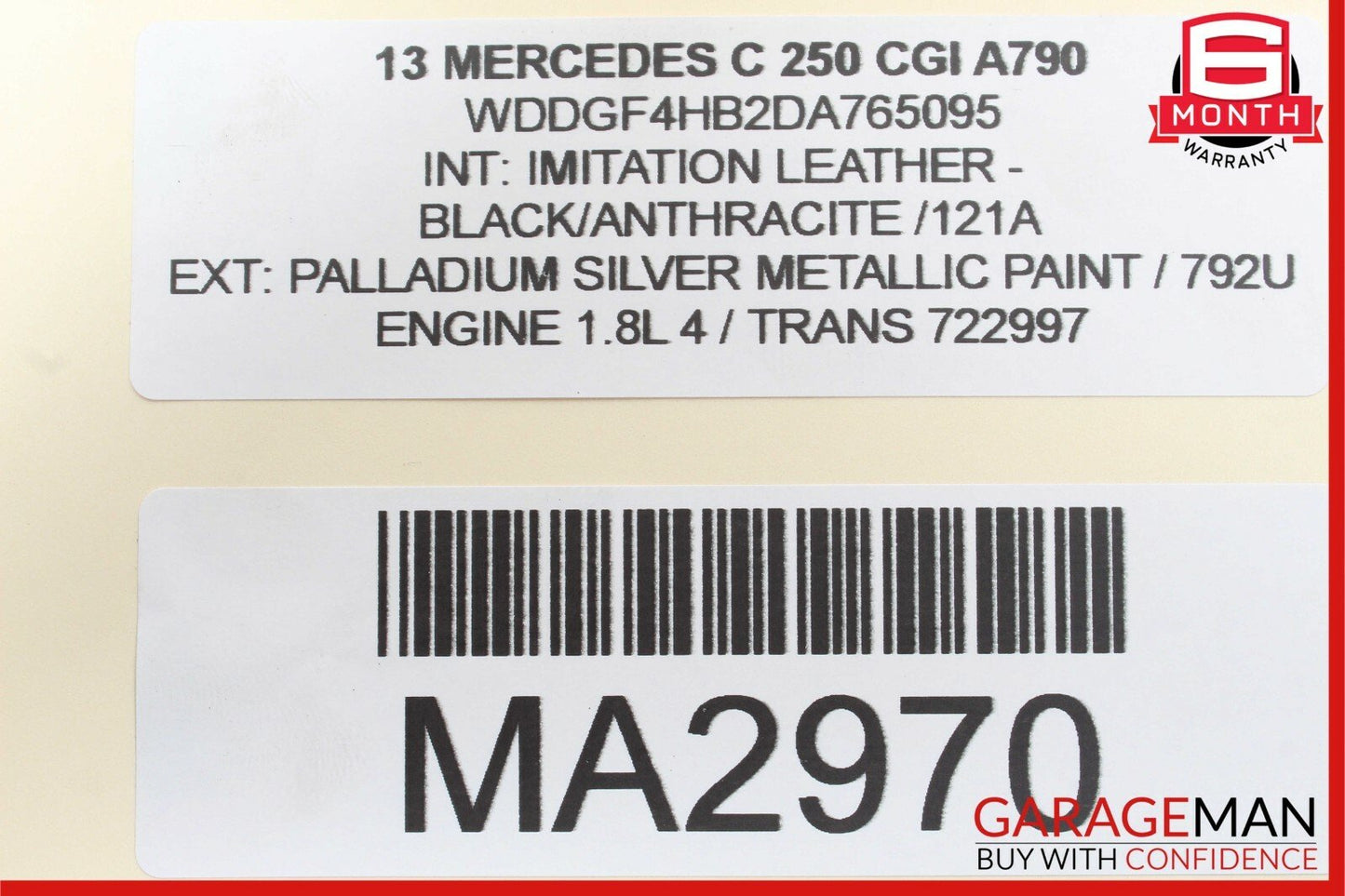 12-14 Mercedes W204 C250 C300 Info Information GPS Nav Navigation Display Screen
