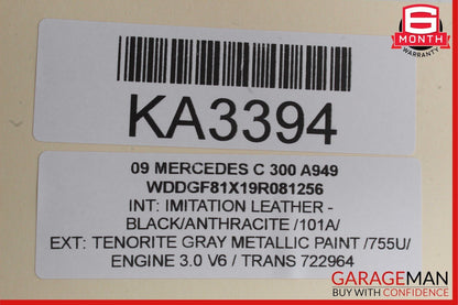08-16 Mercedes C300 C250 E350 Front Right Side Door Window Regulator Motor Unit
