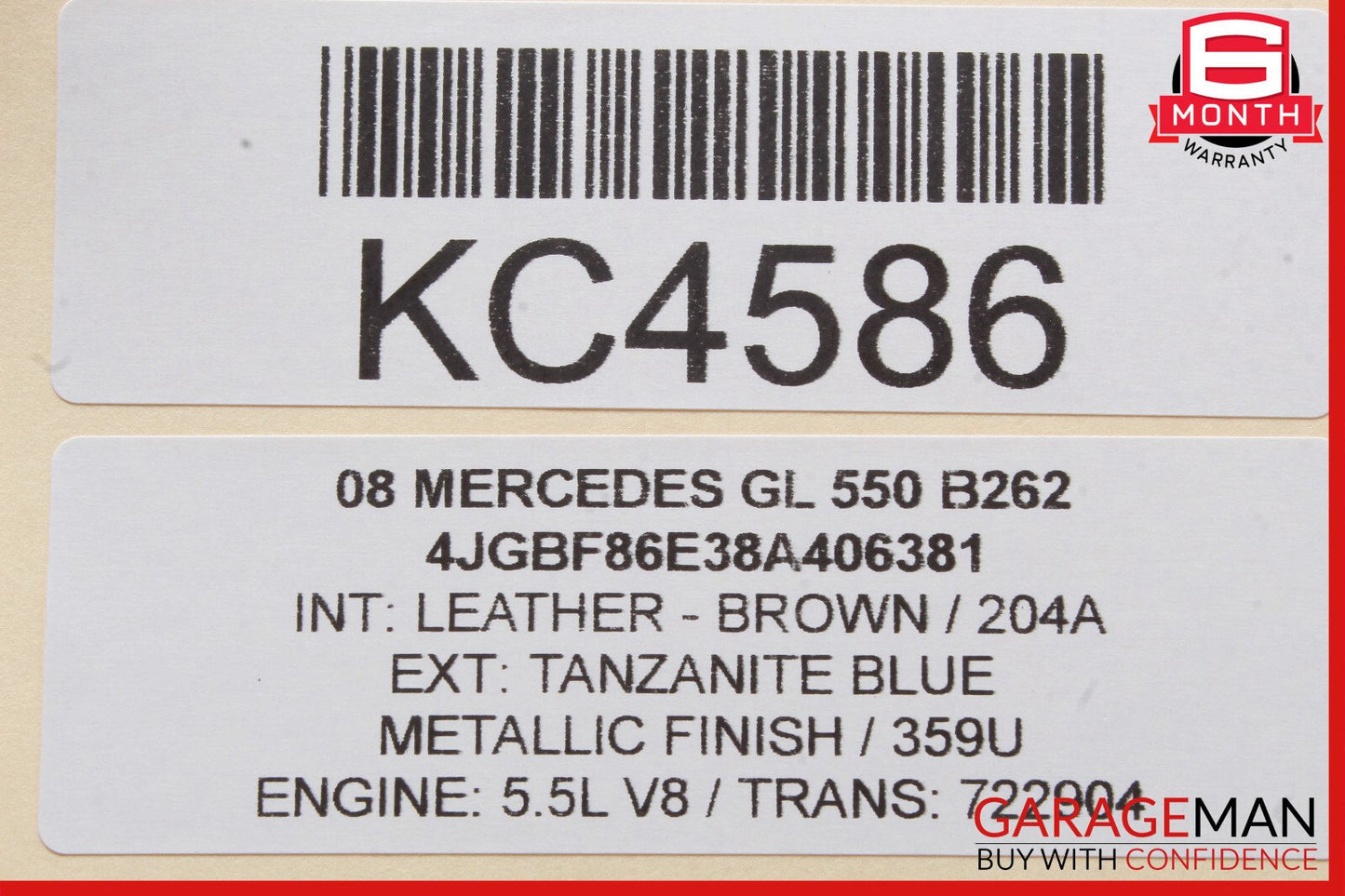 03-12 Mercedes X164 GL550 Front Right Seat Control Module 2118208685 OEM