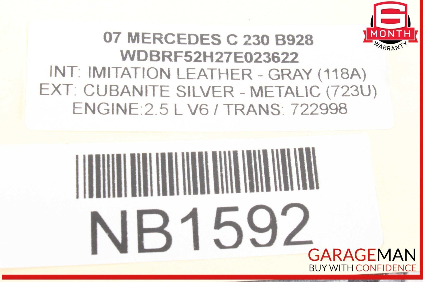 05-07 Mercedes W203 C230 Front Right Spindle Knuckle w/ Brake Rotor Disc Drilled