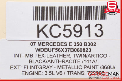 03-09 Mercedes W211 E350 E500 E550 Rear Right Side Window Regulator Motor OEM