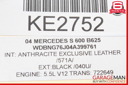 00-06 Mercedes W220 S600 S430 Front Left Rear View Mirror Adjust Control Button