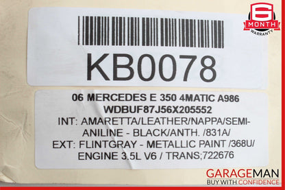 03-09 Mercedes W211 E350 E550 Rear Right Side Door Lock Latch Actuator OEM