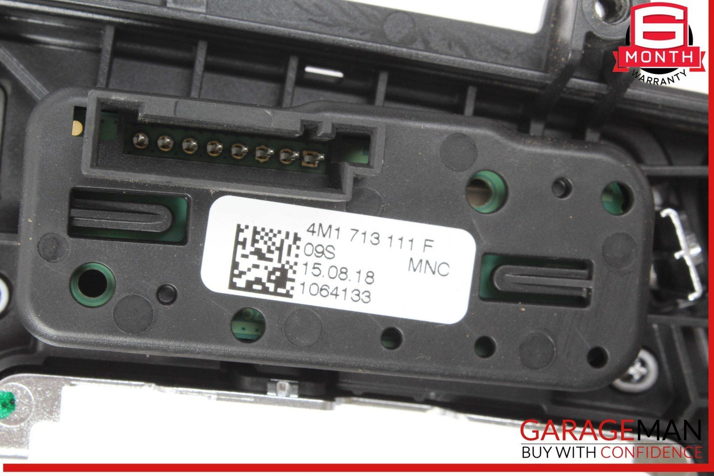 17-19 Audi Q7 Gear Shift Shifter Trim Cover Panel w/ Parking Brake Switch OEM