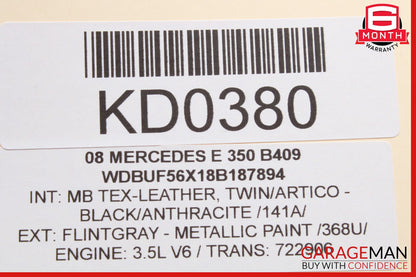03-09 Mercedes W211 E350 E550 Window Regulator Front Right Passenger Side OEM