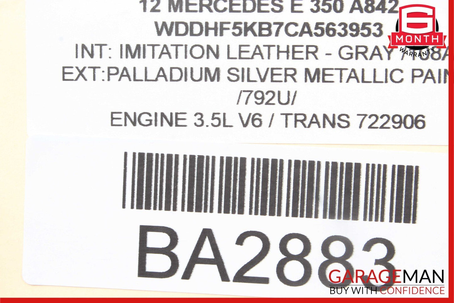 08-18 Mercedes E350 C250 C300 CLS550 Rear Right Side Door Control Module Unit