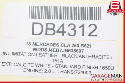 14-18 Mercedes W117 CLA250 Front Right Side Interior Door Trim Panel Cover OEM