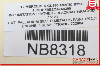 06-12 Mercedes X164 GL450 4MATIC Dash Dashboard Hazard Heated Seats ESP Panel