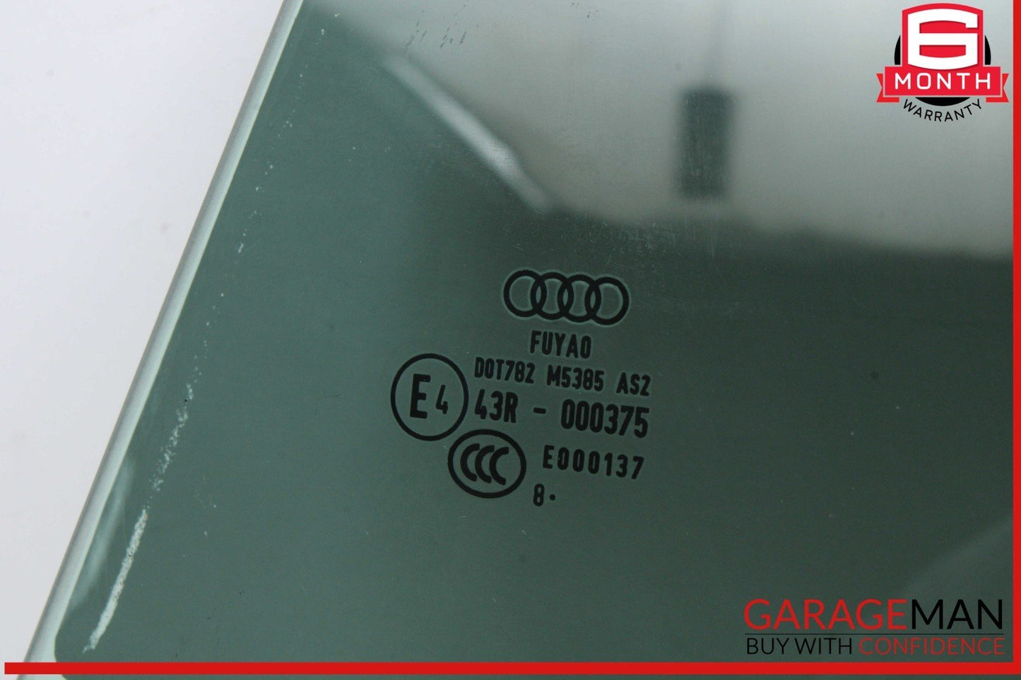 18-24 Audi S5 A5 Rear Right Passenger Side Door Window Glass 8W8845206 OEM