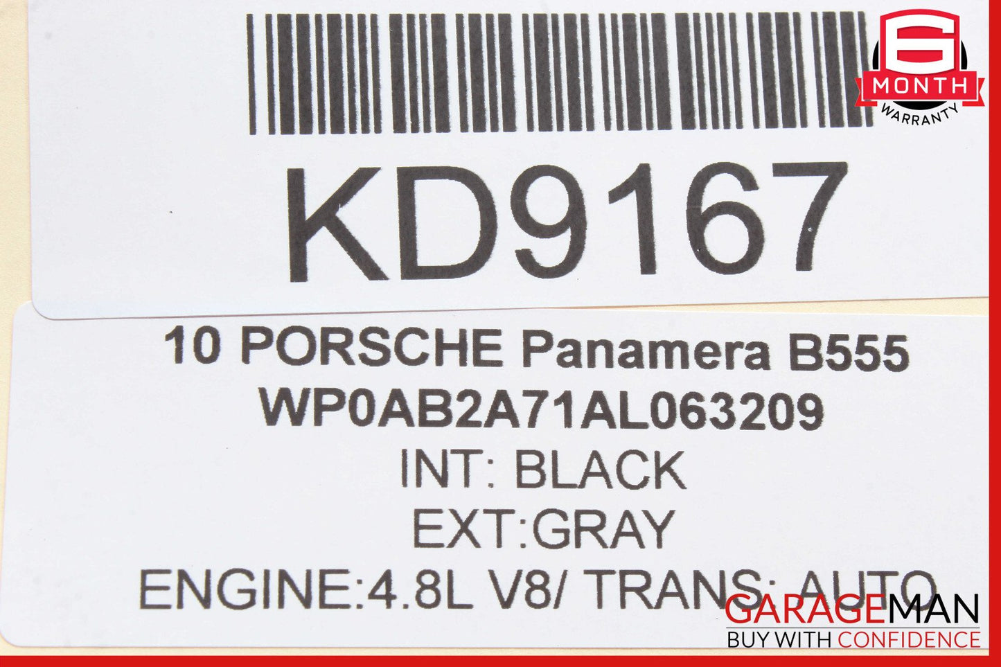 10-15 Porsche Panamera 970 Sun Roof Sunroof Motor 97062421104 OEM