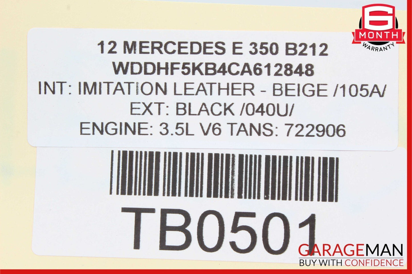 10-16 Mercedes W212 E350 E550 Front Left Side Top Upper Control Arm RWD