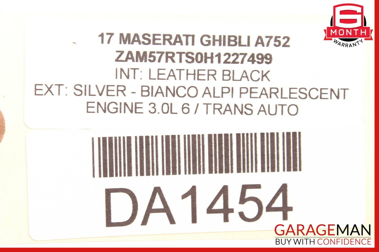 14-17 Maserati Ghibli Left Engine Filter Box Sleeve Tube Hose Pipe 70568891 OEM