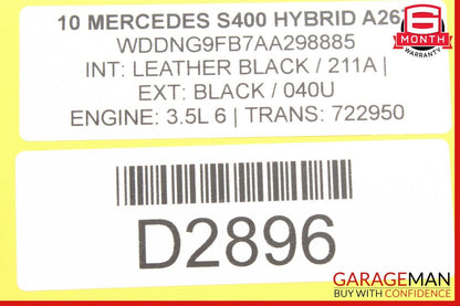 10-13 Mercedes W221 S400 E550 Active Lane Assist Front Camera 0009051600 OEM