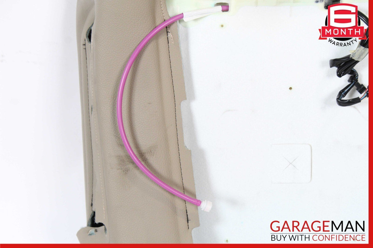 10-13 Mercedes W212 E350 E400 Front Left Seat Cushion Top Upper Beige OEM