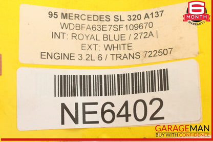 90-02 Mercedes R129 SL320 Rear Left / Right Convertible Roof Cover Lift Cylinder
