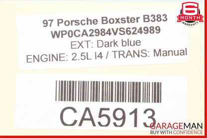 97-04 Porsche Boxster 986 Engine AC A/C Cooling Radiator Fan Motor Shroud Assy