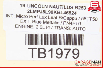 19-20 Lincoln Nautilus Automatic Adjusment Steering Column w/ Shaft OEM