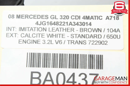 07-12 Mercedes X164 GL320 GL450 Rear Left / Right Upper Trailing Control Arm