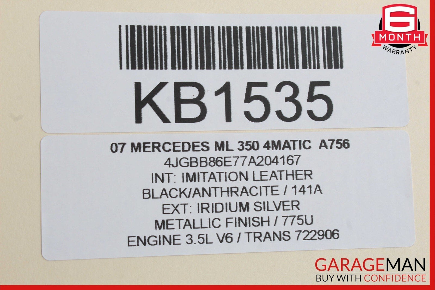 06-13 Mercedes ML350 CLS550 E350 GL550 TPMS Tire Pressure Control Module Unit