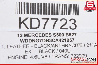 07-13 Mercedes W221 S400 S500 Center Dash Air AC A/C Heater Vent Clock Assy