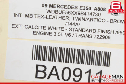 03-12 Mercedes W211 E350 CLS350 GL550 Seat Control Module Left Side OEM