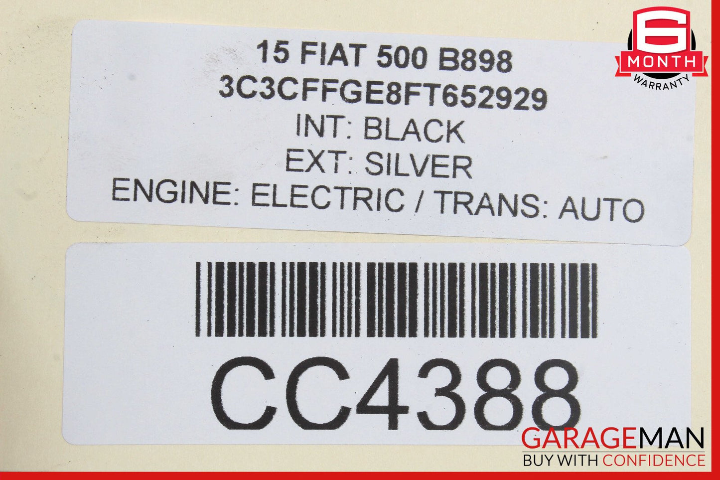 13-19 Fiat 500 Electric Engine Motor Assembly OEM