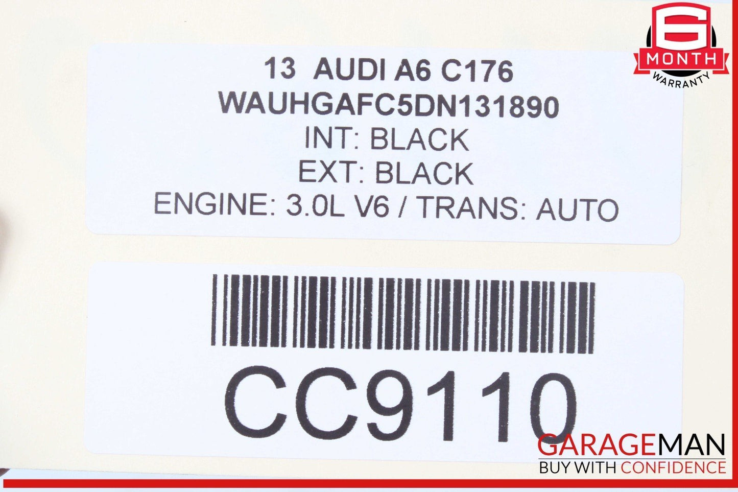 12-18 Audi A6 A7 Quattro Rear Bumper Reinforcement Impact Crash Bar Beam OEM