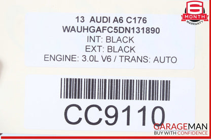 12-18 Audi A6 A7 Quattro Rear Bumper Reinforcement Impact Crash Bar Beam OEM