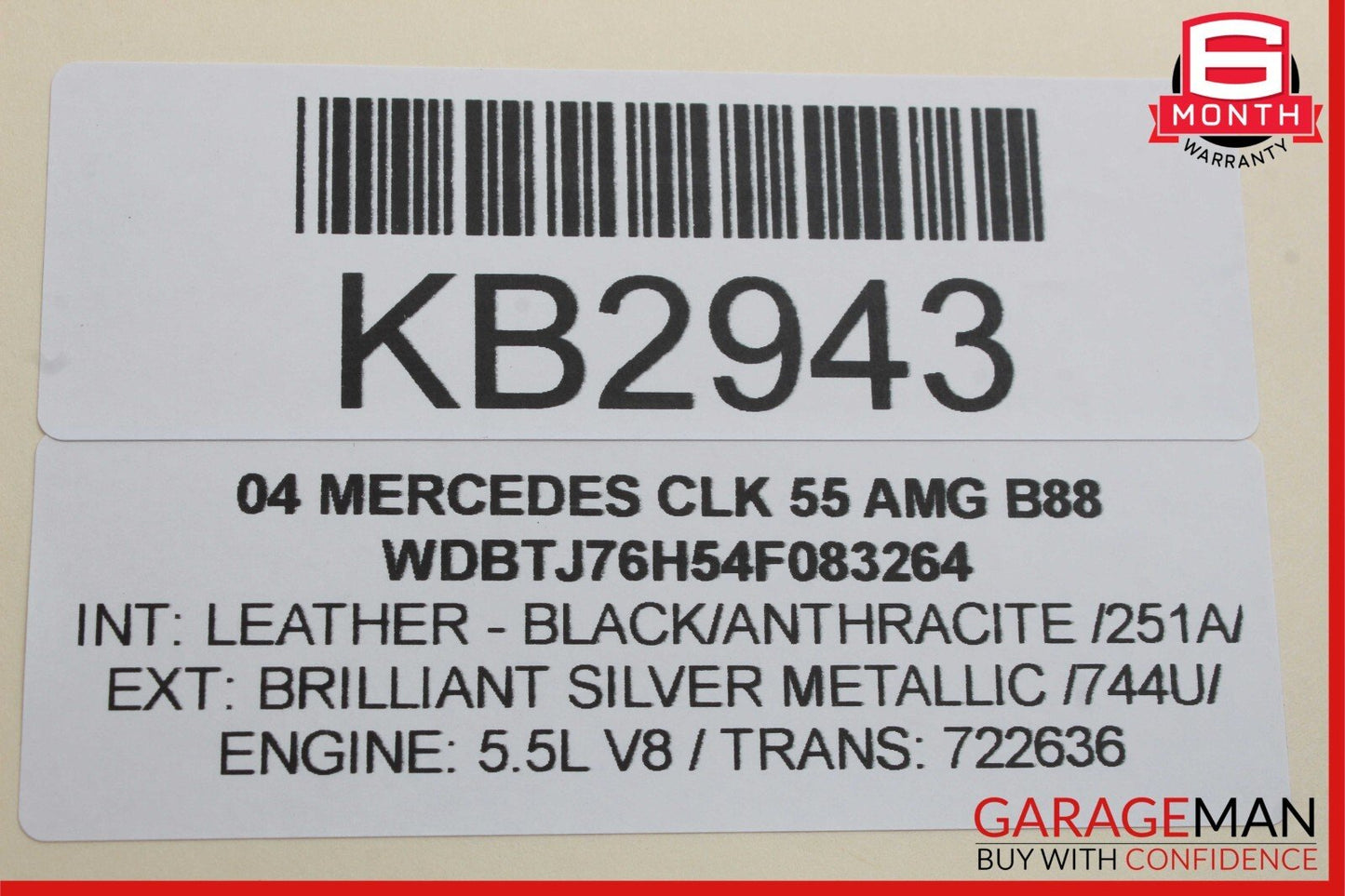 00-06 Mercedes R230 SL500 CLK55 AMG Voice Command Control Module 2208204785 OEM