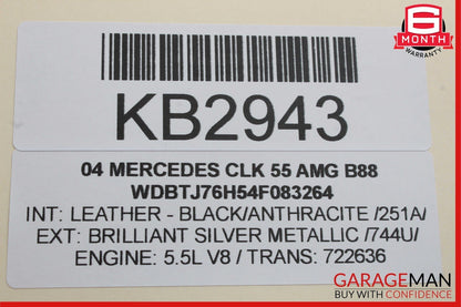 00-06 Mercedes R230 SL500 CLK55 AMG Voice Command Control Module 2208204785 OEM