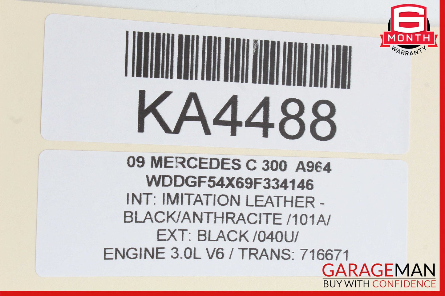 08-14 Mercedes W204 C300 C350 Rear Right Side Door Control Module OEM