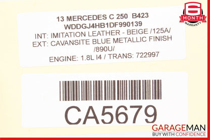 08-14 Mercedes W204 C250 Front Right Passenger Side Door Window Regulator Motor