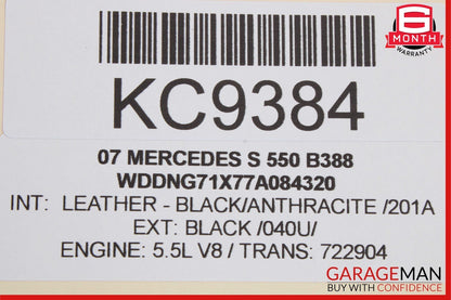 07-14 Mercedes W221 S550 CL550 Rear Trunk Lid Latch Lock Actuator w/ Cylinder