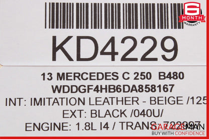 08-14 Mercedes W204 C300 C250 Front Left Side Door Panel Tweeter Cover Beige