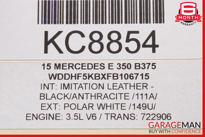08-16 Mercedes W212 E350 C350 Front Right Door Window Regulator Motor OEM