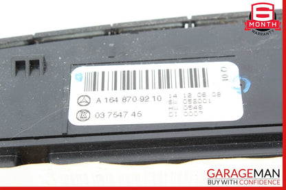 06-12 Mercedes X164 GL450 ML550 Hazard Control Switch Panel 1648709210 OEM