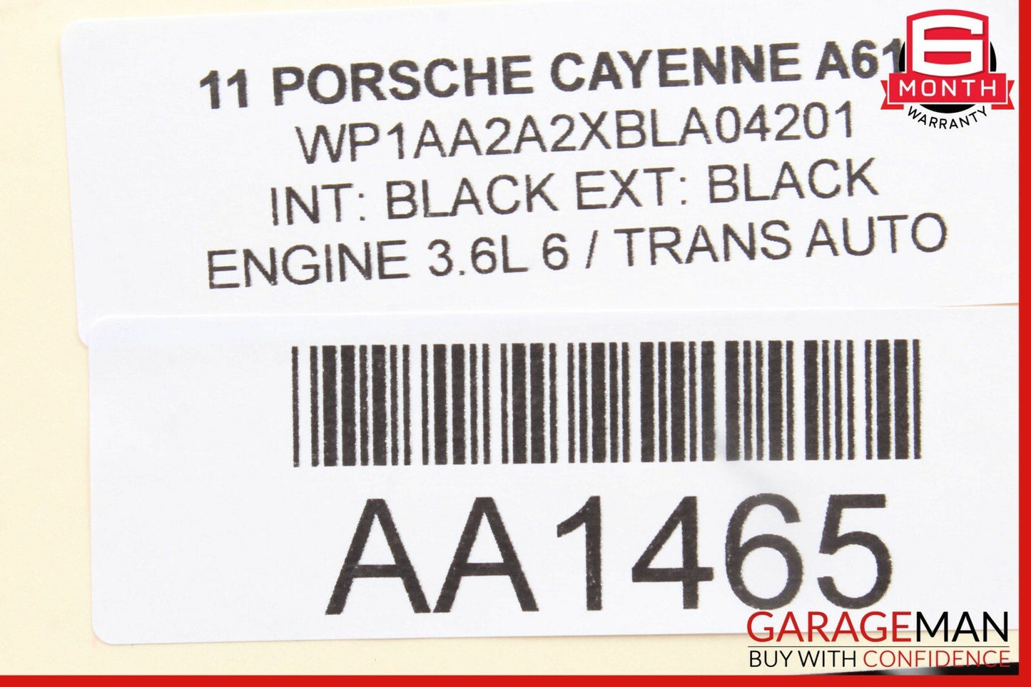 11-18 Porsche Cayenne Motor Engine Rear Exhaust Manifold 03H253031A