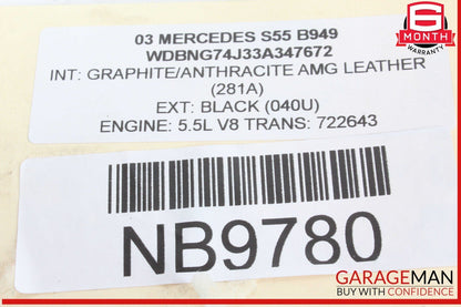 03-06 Mercedes W220 S55 AMG Front Right Side Head Light Headlight Lamp Bi Xenon