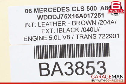 06-11 Mercedes W219 CLS500 Rear Left Door Computer Controller Module Unit