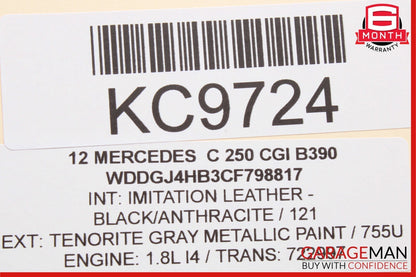 08-16 Mercedes W204 C250 E350 Front Left Door Window Regulator Motor Unit OEM