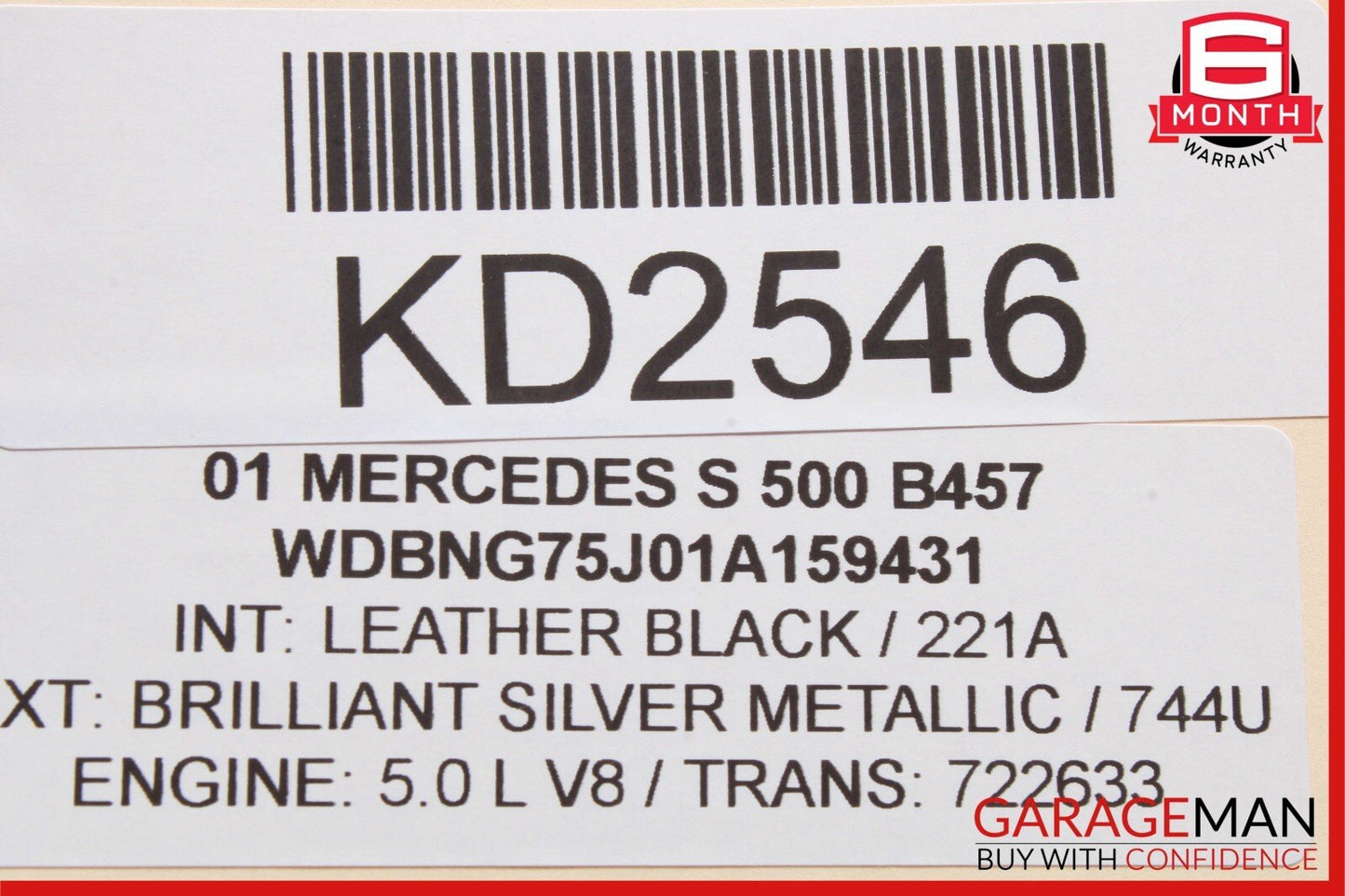 00-06 Mercedes W220 S500 CL500 Voice Command Communication Control Module OEM