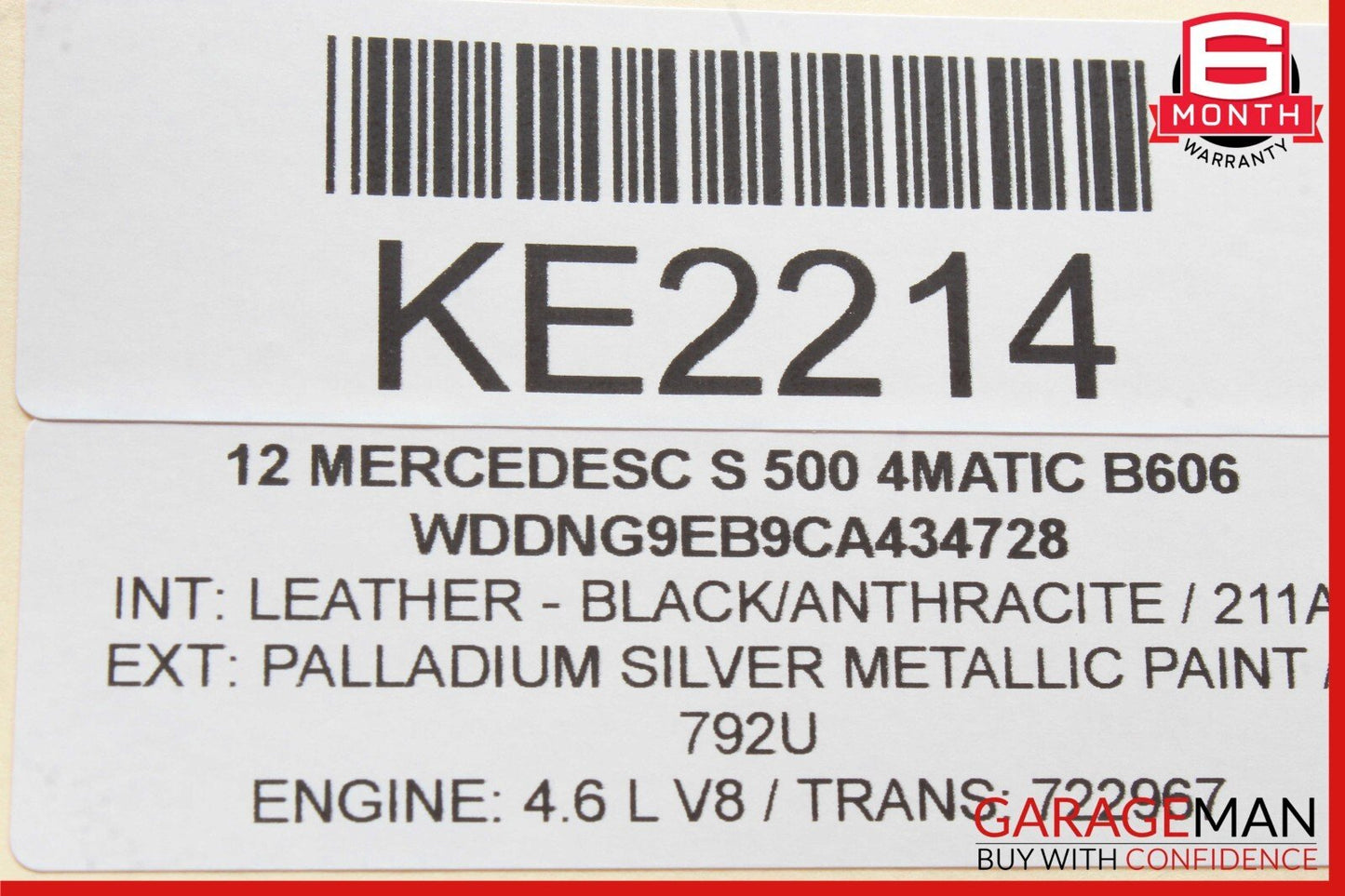 07-14 Mercedes W221 S550 S600 Front Right Dash AC A/C Air Vent Grille Cover OEM