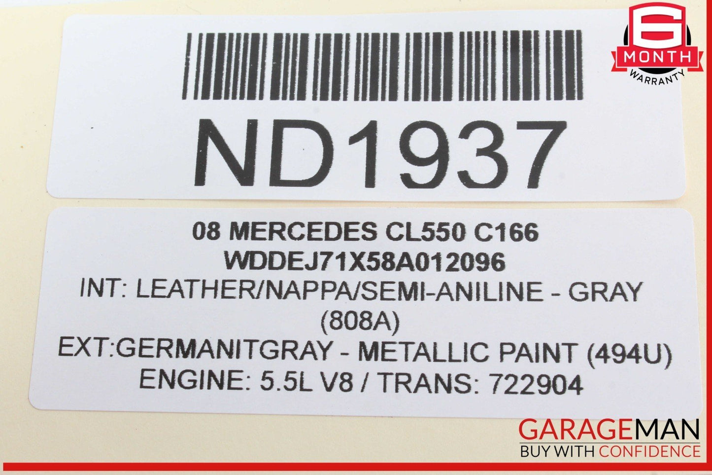 07-14 Mercedes W216 CL550 S550 Electric Power Supply Fuse Box Control Module OEM
