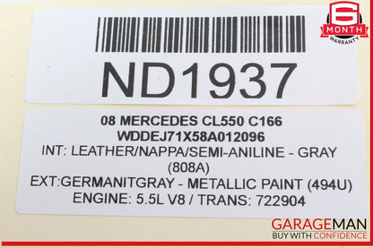 07-14 Mercedes W216 CL550 S550 Electric Power Supply Fuse Box Control Module OEM