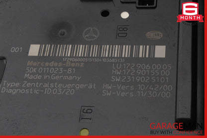 12-16 Mercedes R172 SLK250 SLK350 Rear Fuse Relay Junction Box Module Assy