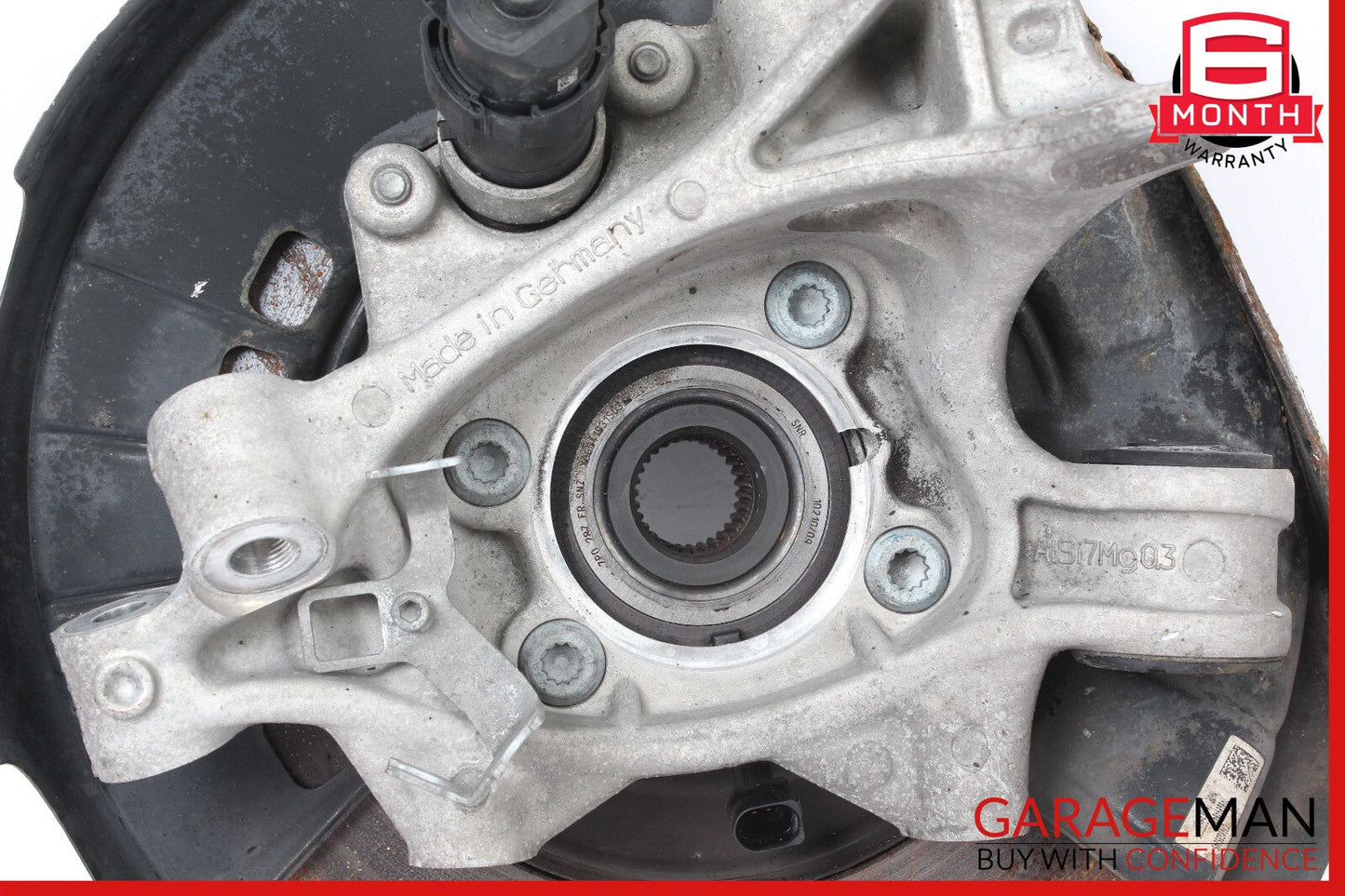 11-17 Porsche Cayenne 958 Rear Right Passenger Side Wheel Spindle Knuckle Hub