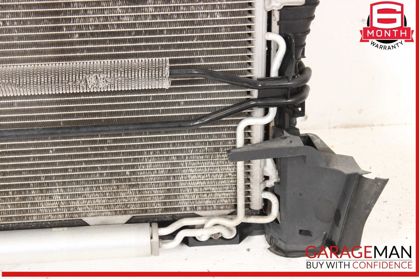 03-09 Mercedes W211 E350 Engine Motor Cooling Fan Radiator A/C Condenser Assy