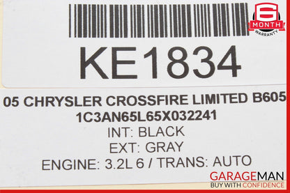 05-08 Chrysler Crossfire Convertible Front Left Top Roof Lock Latch OEM