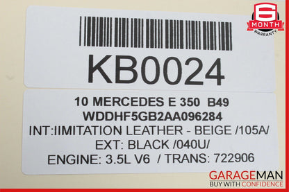 10-13 Mercedes W212 E350 E550 E500 Instrument Cluster Speedometer Odometer OEM