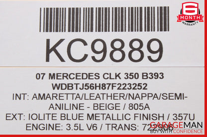 08-14 Mercedes W204 C250 C350 Front Right Side RWD Curved Wishbone Control Arm